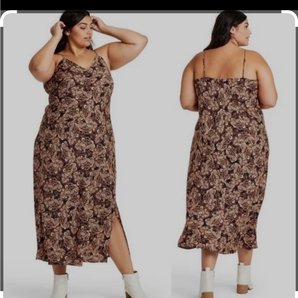 Nili Lotan x Target satin midi-dress